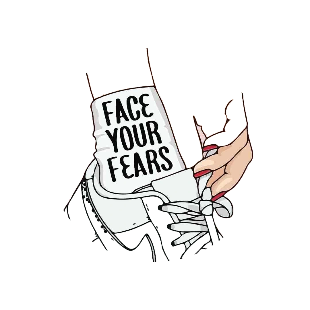 Face your fears Sticker
